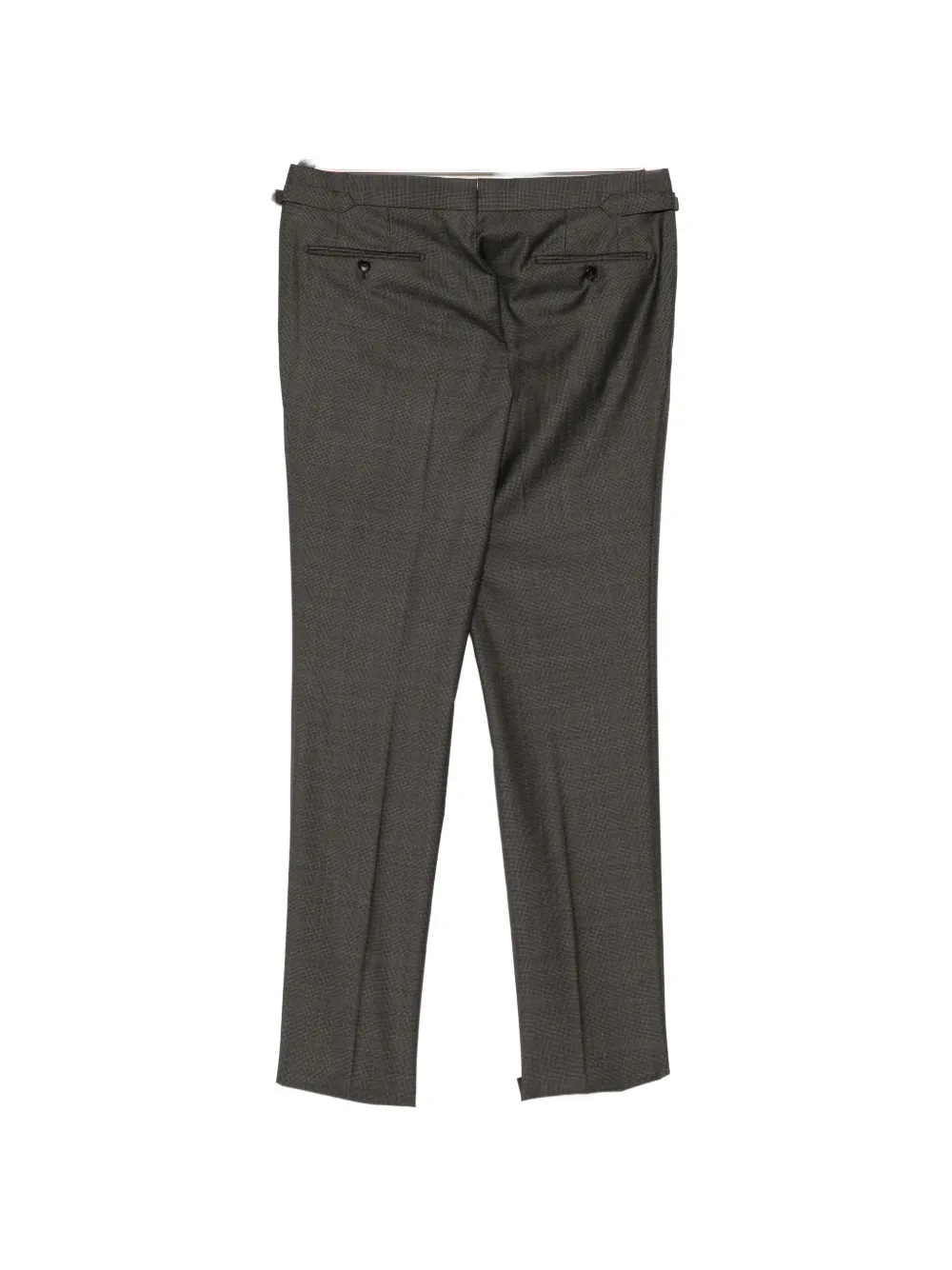 TOM FORD Geruite pantalon Grijs