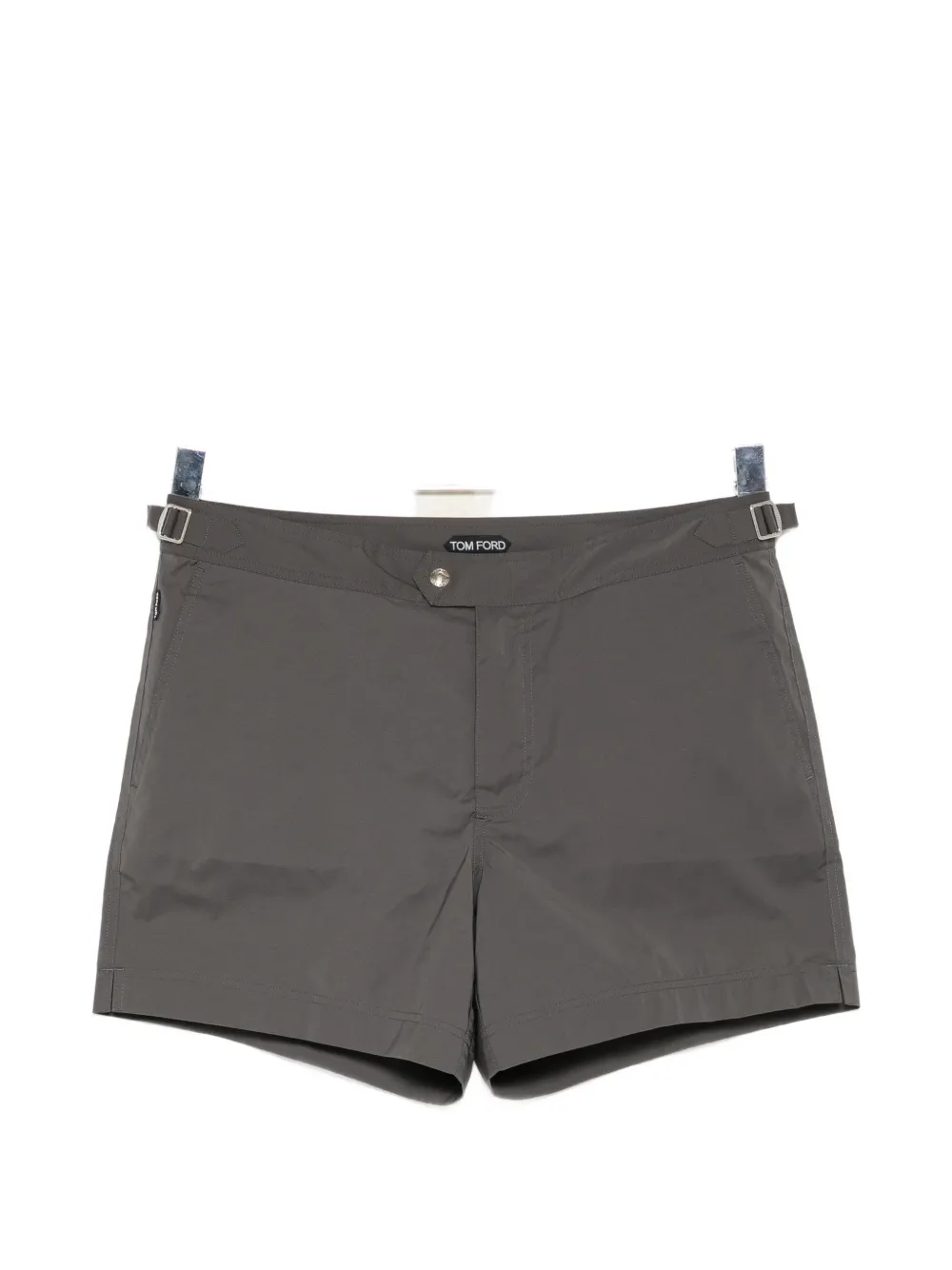 TOM FORD buckled-waist swim shorts - Grau