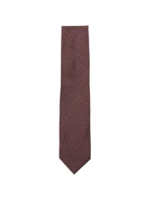 TOM FORD ハウンドトゥース ネクタイ | レッド | FARFETCH JP