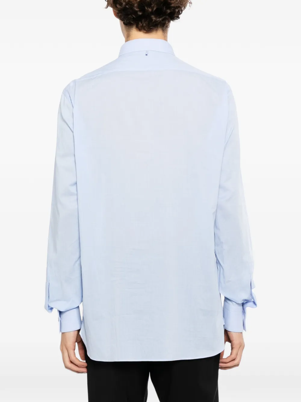 TOM FORD Overhemd met verwassen effect Blauw