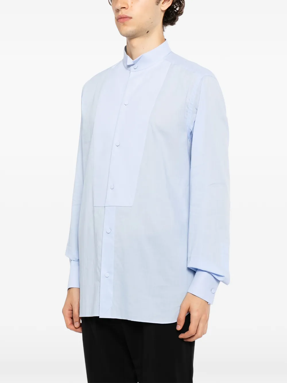 TOM FORD Overhemd met verwassen effect Blauw