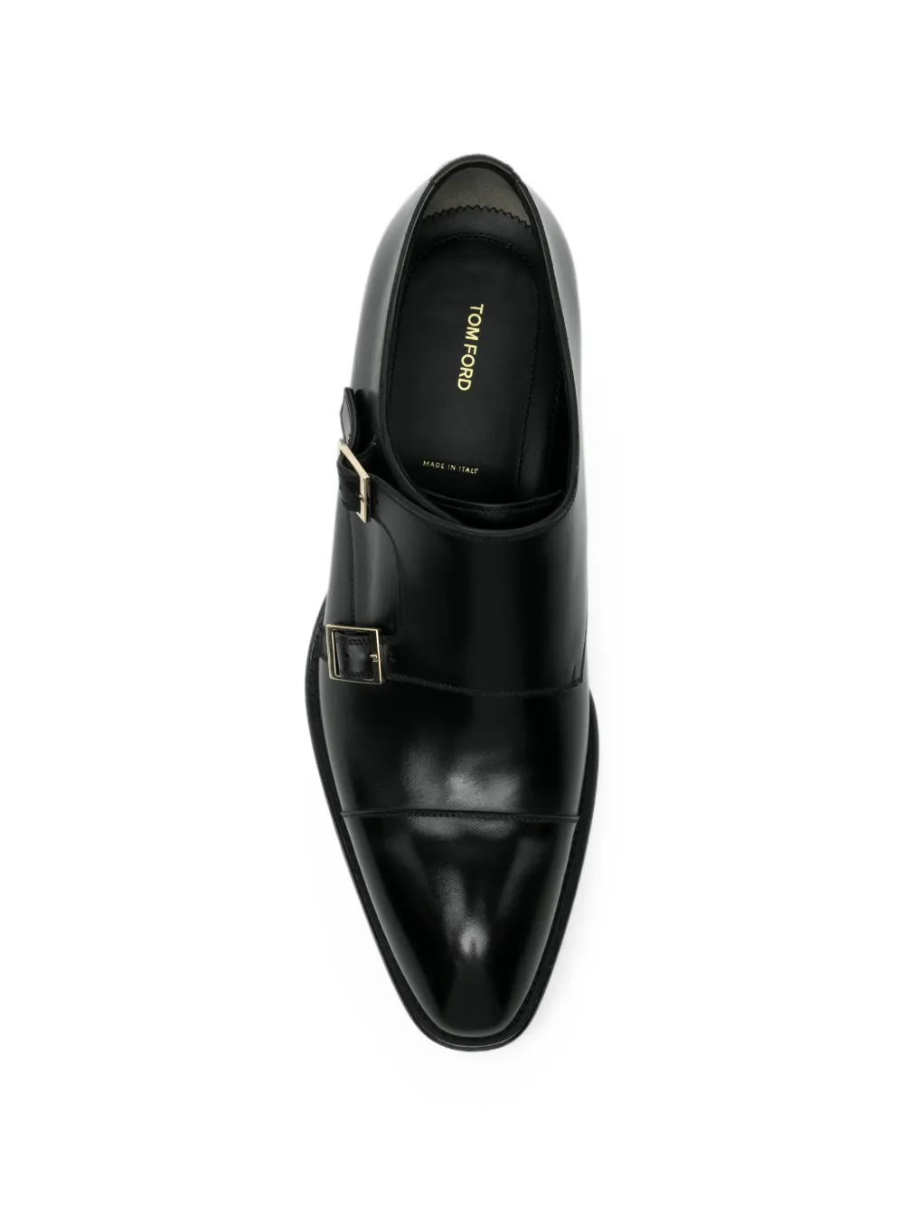 TOM FORD Vincent double monk strap loafers Zwart