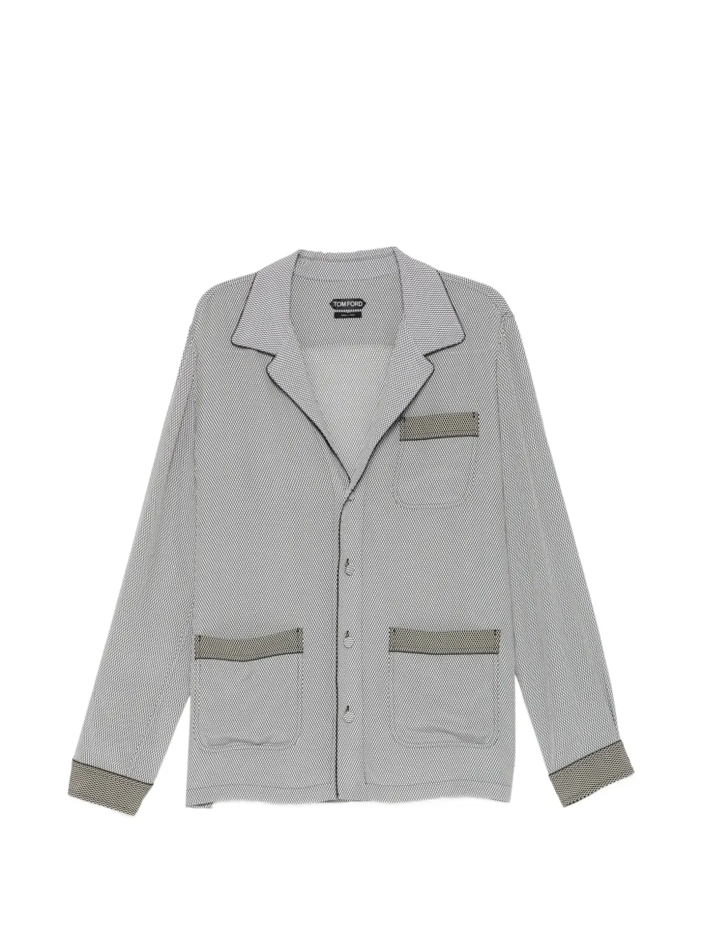 TOM FORD printed Crepe De Chine pyjama shirt