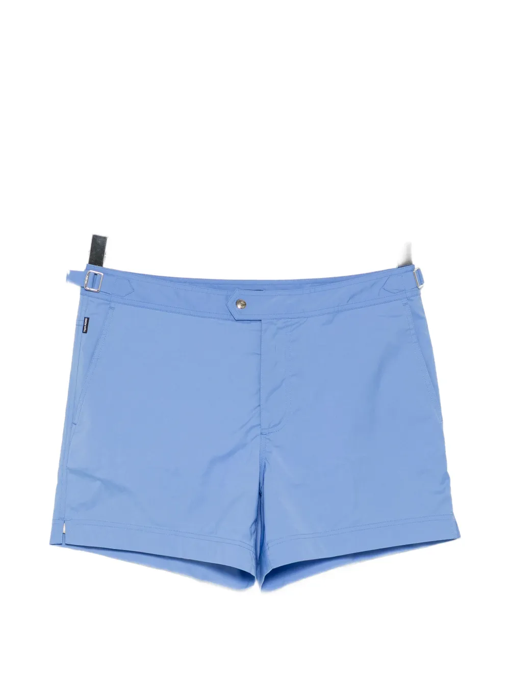 TOM FORD buckled-waist swim shorts - Blau