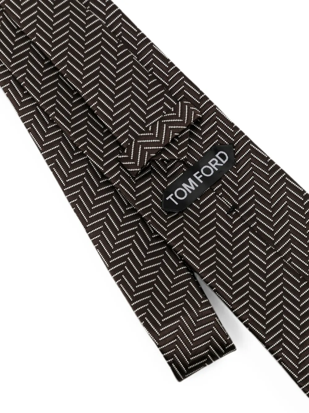 TOM FORD Zijden stropdas Bruin