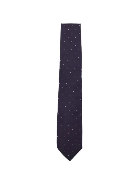 TOM FORD polka-dot silk tie