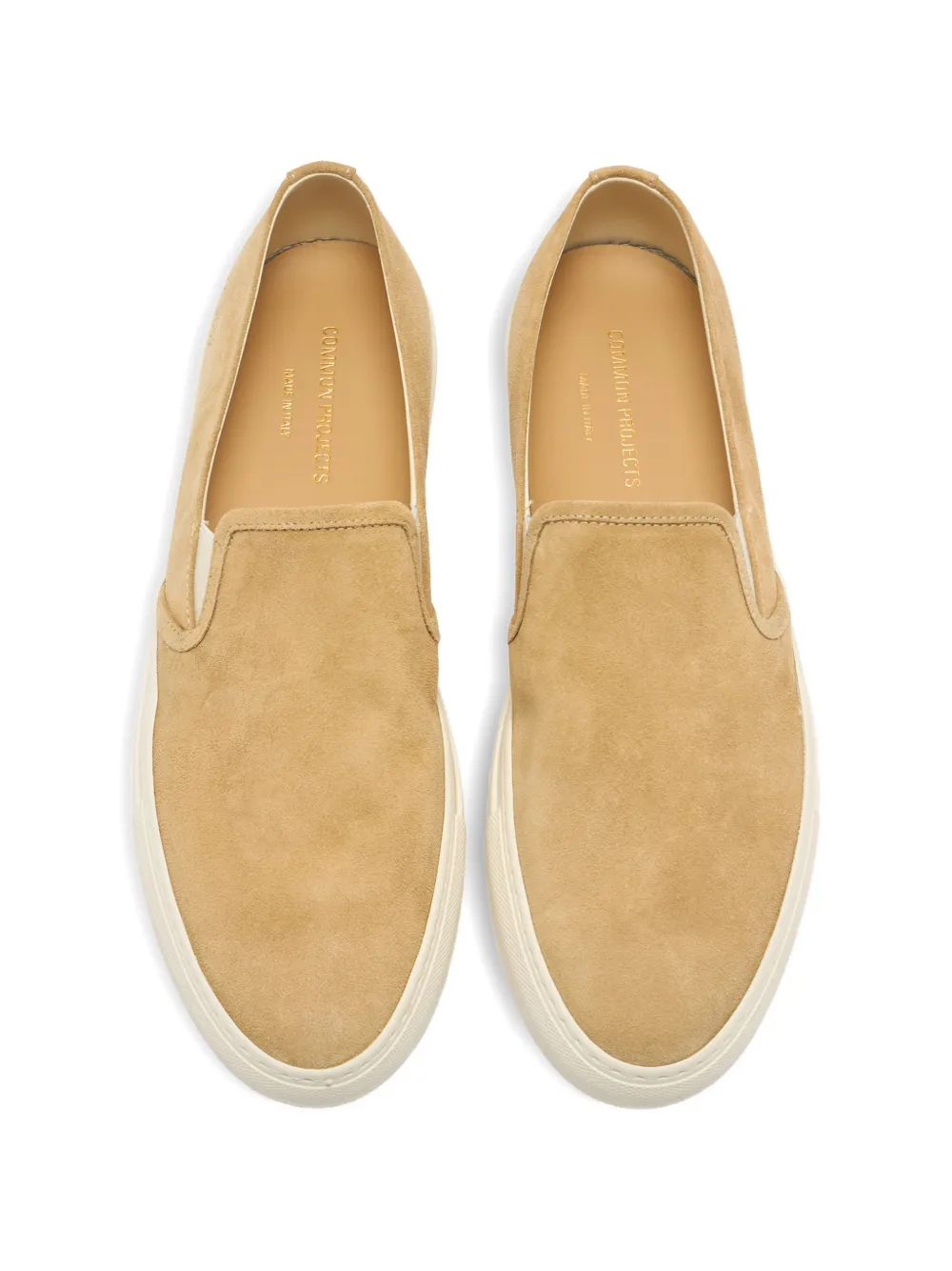 Common Projects suede slip-on sneakers Beige
