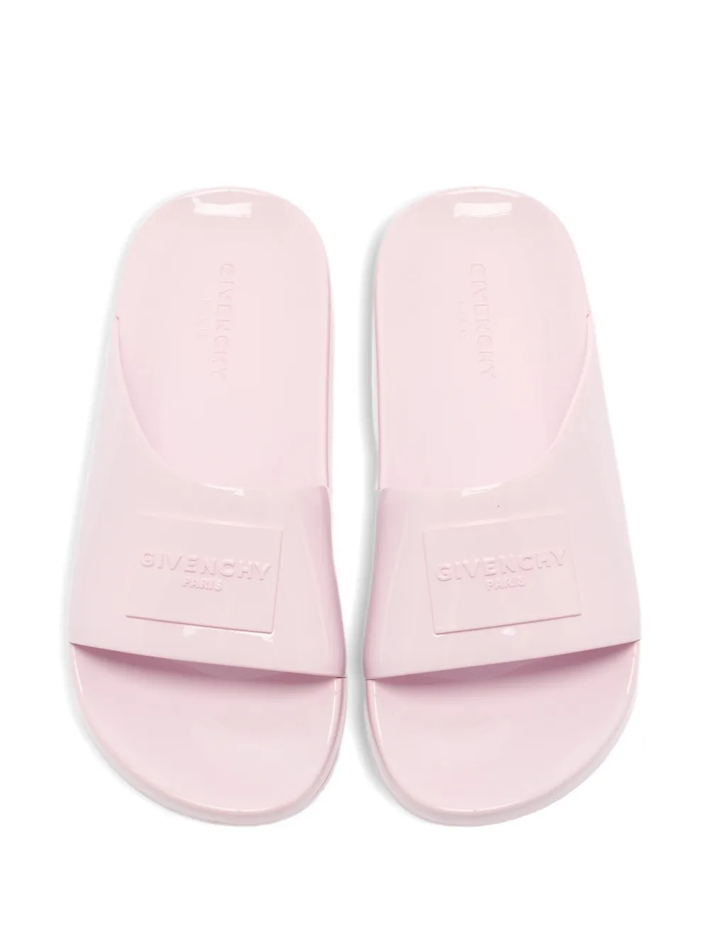 Givenchy logo-embossed sandals Roze
