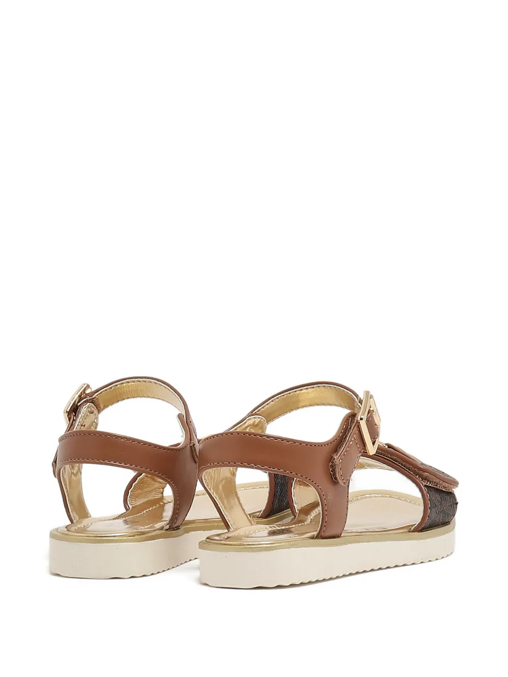 Michael Kors Kids monogram-print logo-plaque sandals Bruin