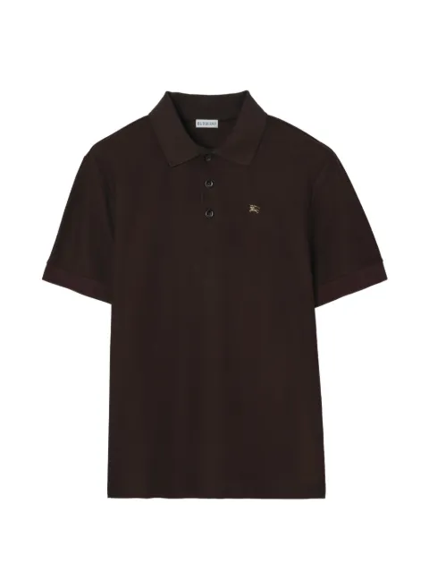 Burberry logo-embroidered polo shirt