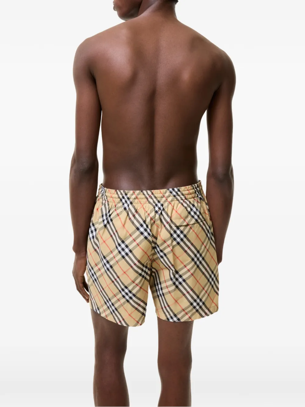 Burberry Zwembroek met trekkoord Beige