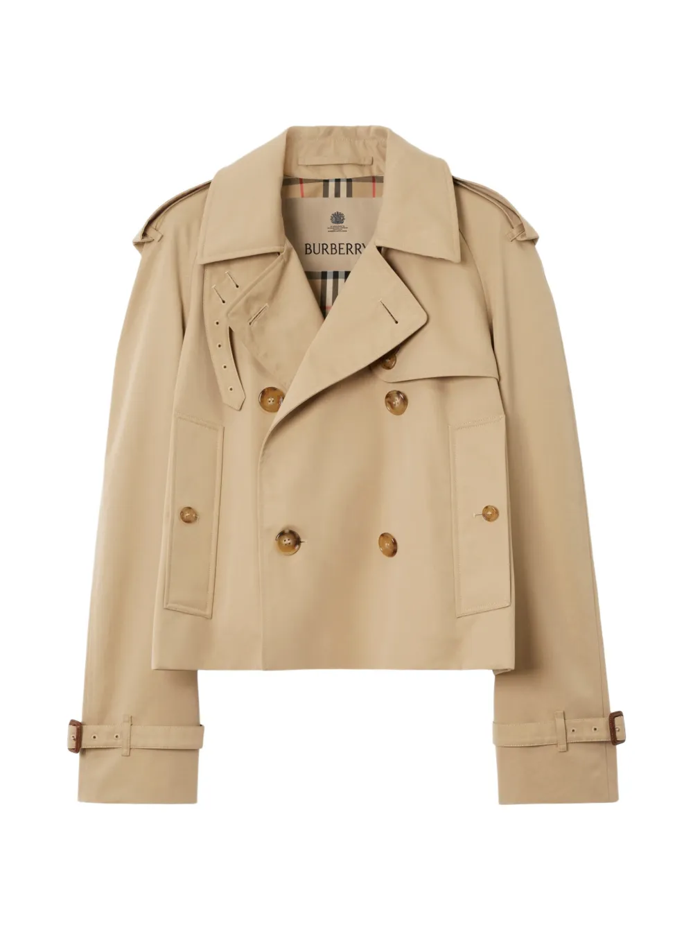 Burberry Trench Mayfair crop - Toni neutri