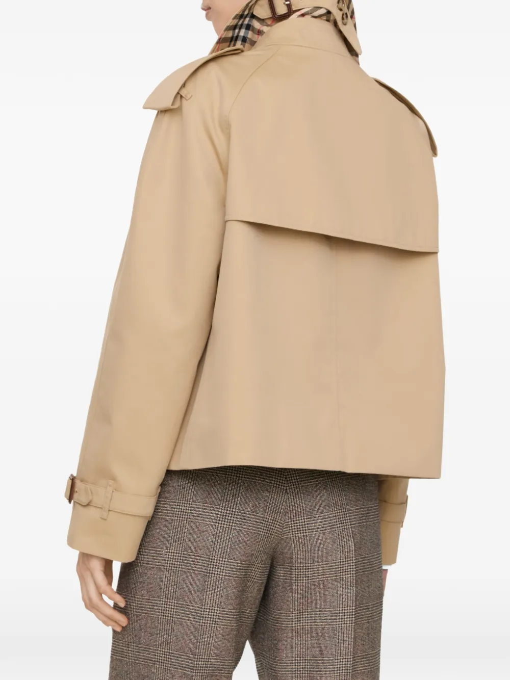 Burberry Mayfair Heritage cropped trenchcoat Beige