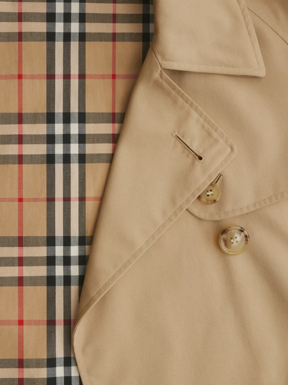Burberry Mayfair Heritage cropped trenchcoat Beige