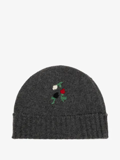 Marni gorro con bordado floral