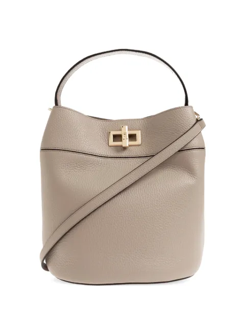 Furla M Amelia leather twist-lock tote bag