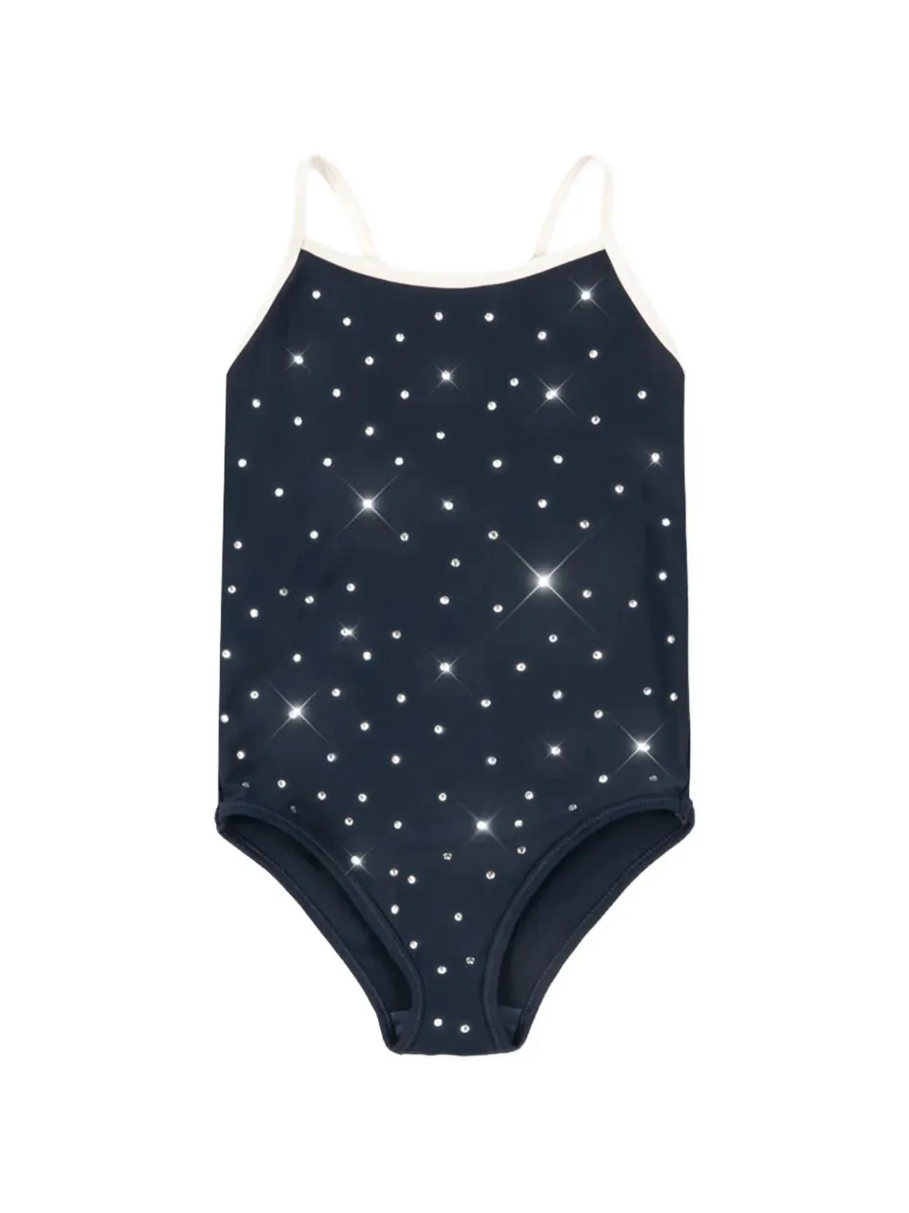 Konges Sløjd Misty crystal-embellished swimsuit - Blu