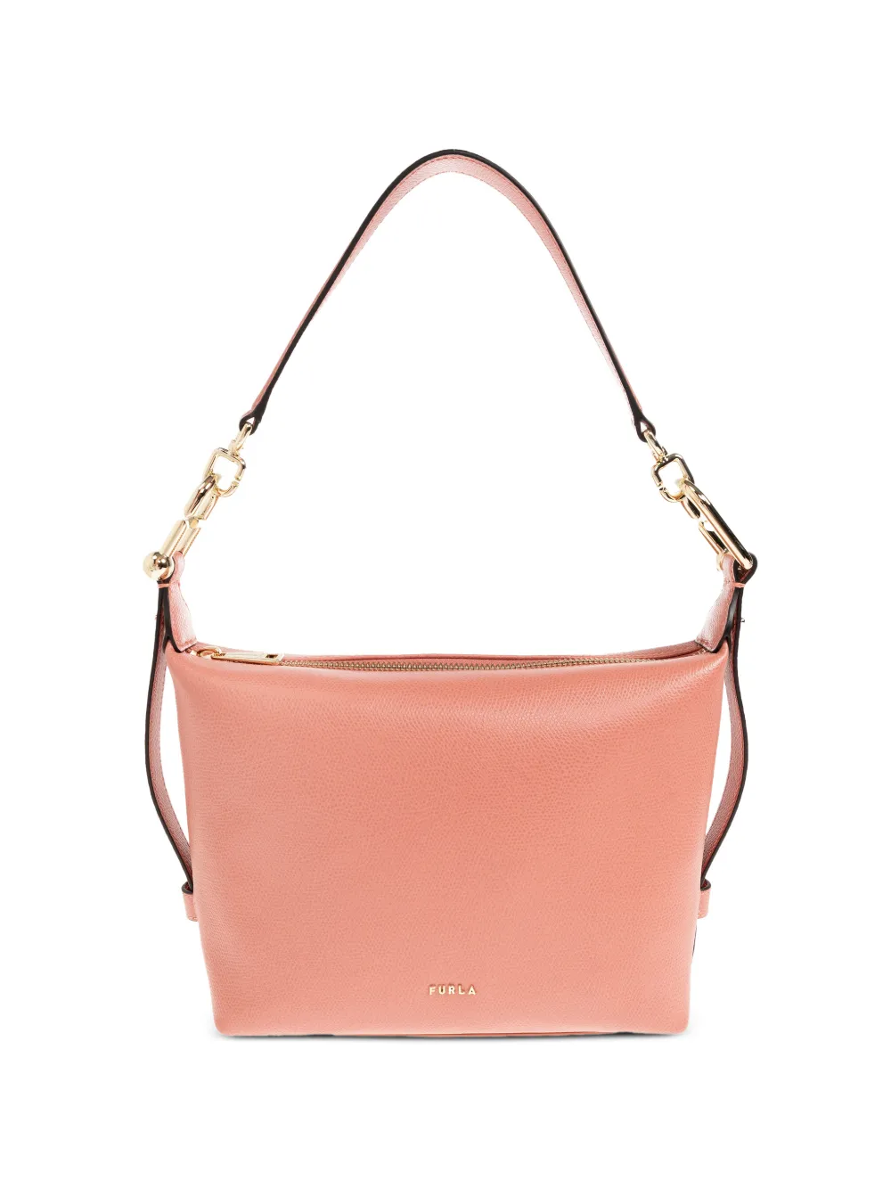 Furla grained leather tote bag - Pink