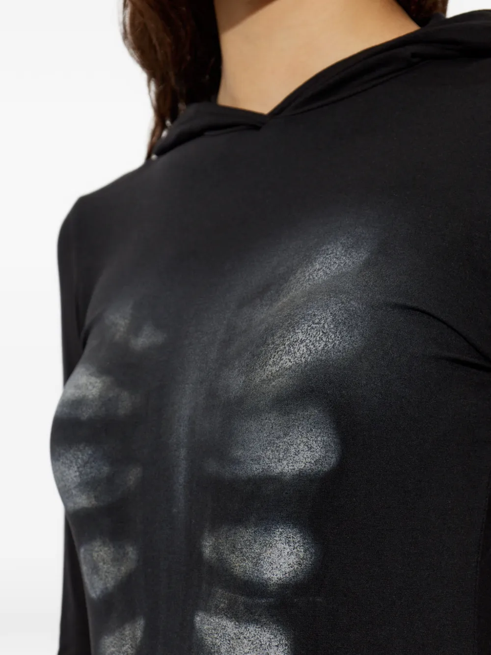 AVAVAV X-Ray hoodie met print Zwart