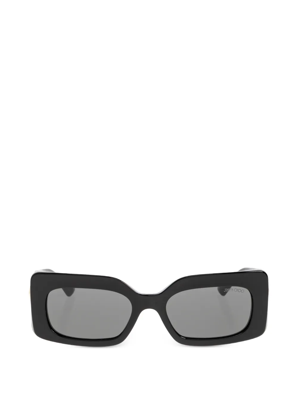 Jimmy Choo Eyewear rectangle-frame sunglasses - Nero