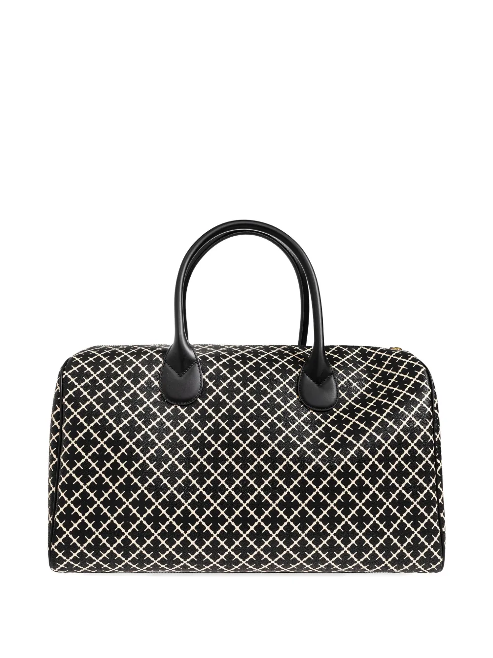 By Malene Birger Lullu weekendtas met geometrische print Zwart