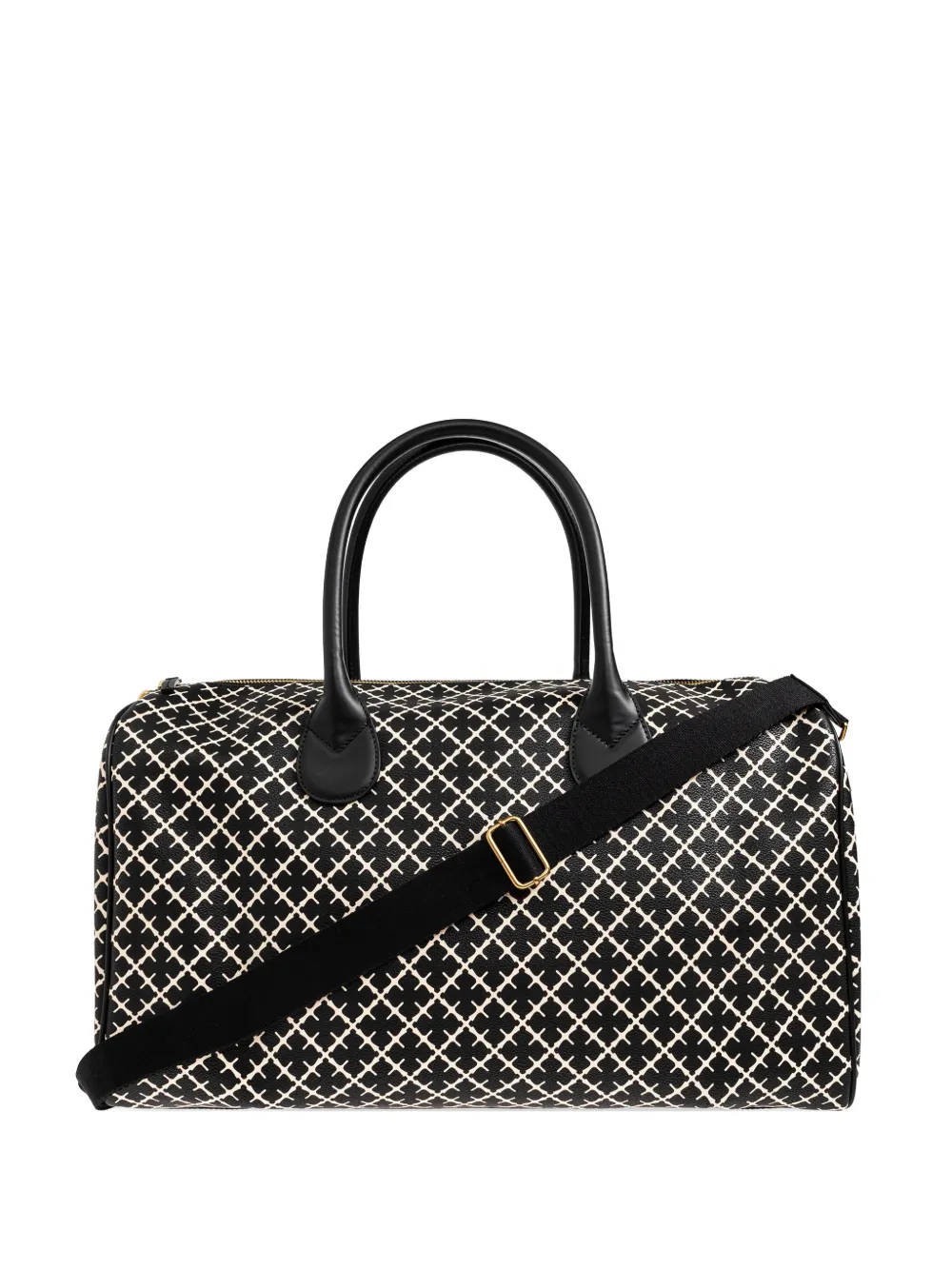 By Malene Birger Lullu geometric-print weekend bag - Nero
