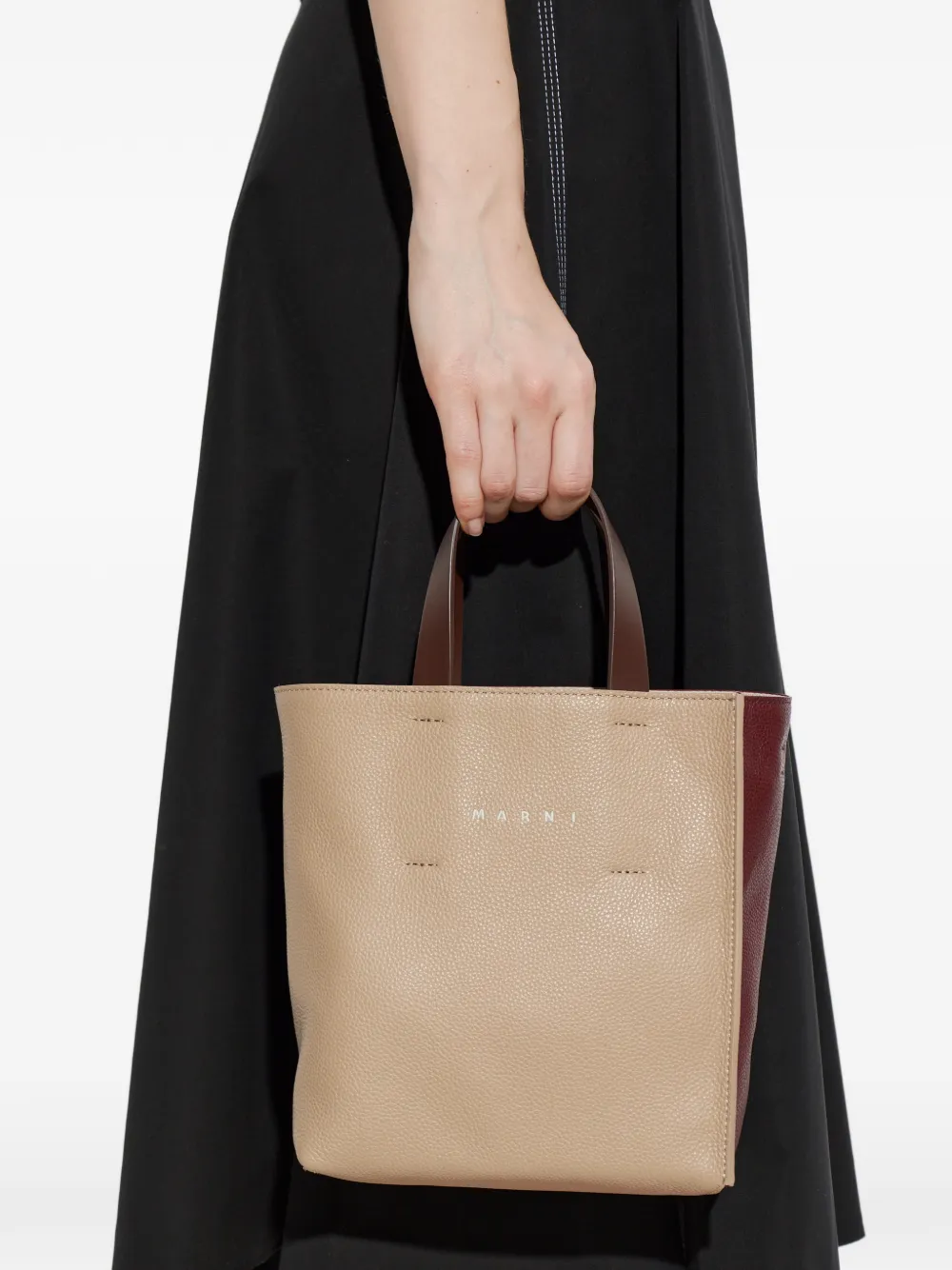 Marni Museo Soft mini-tas Beige