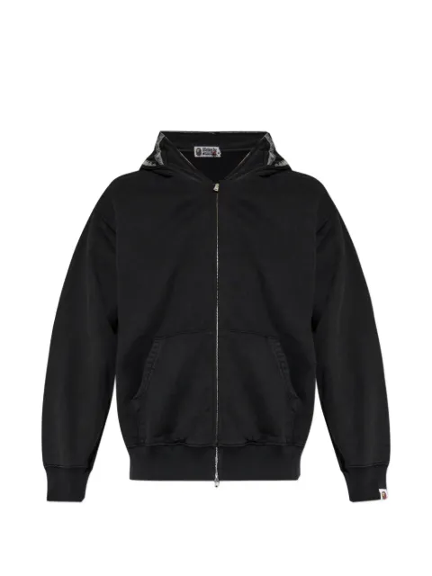 A BATHING APE® Shark patch-detail cotton hoodie
