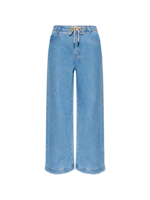 MUNTHE Obey drawstring wide-leg jeans