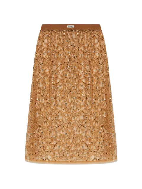 MUNTHE falda midi Ninia con lentejuelas