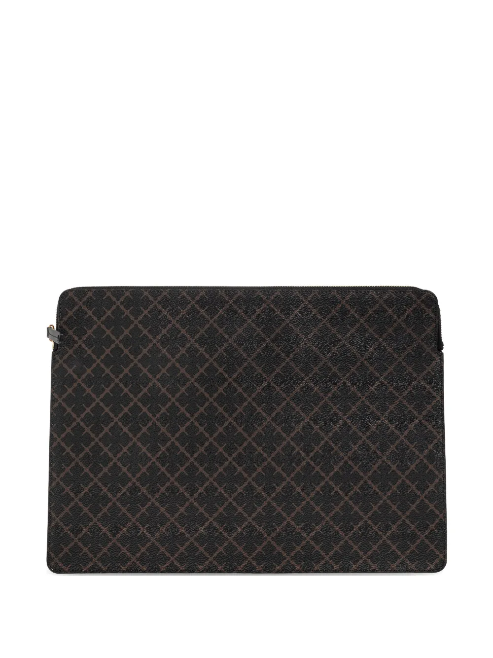 By Malene Birger Ivys geometric-print laptop bag - Braun