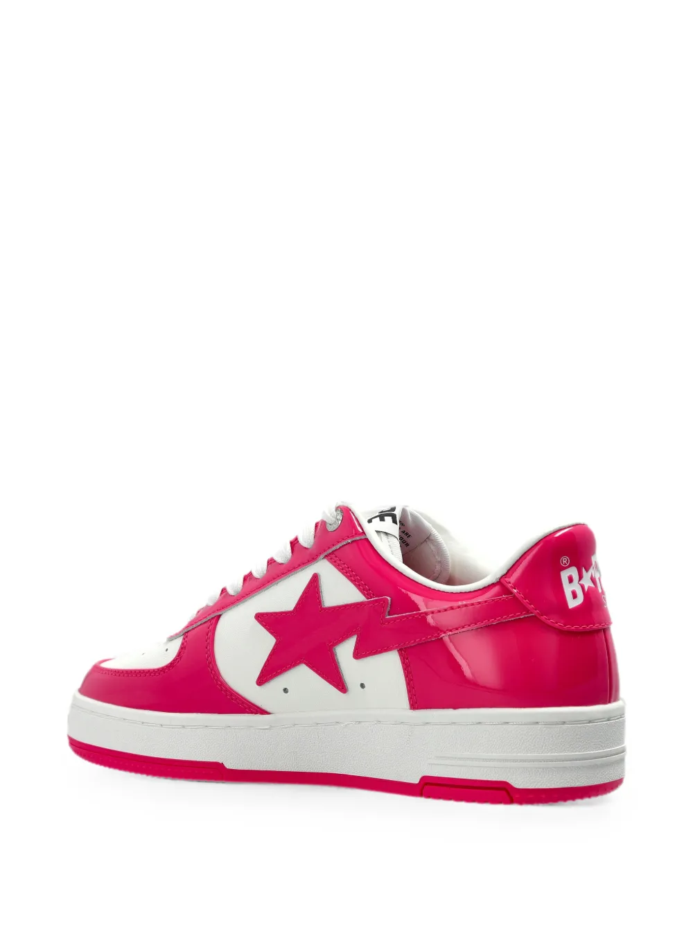 A BATHING APE Bape Sta lakleren sneakers Roze