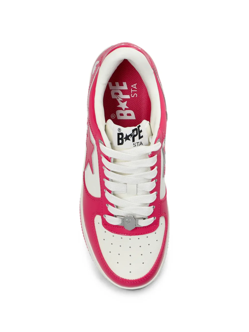 A BATHING APE Bape Sta lakleren sneakers Roze