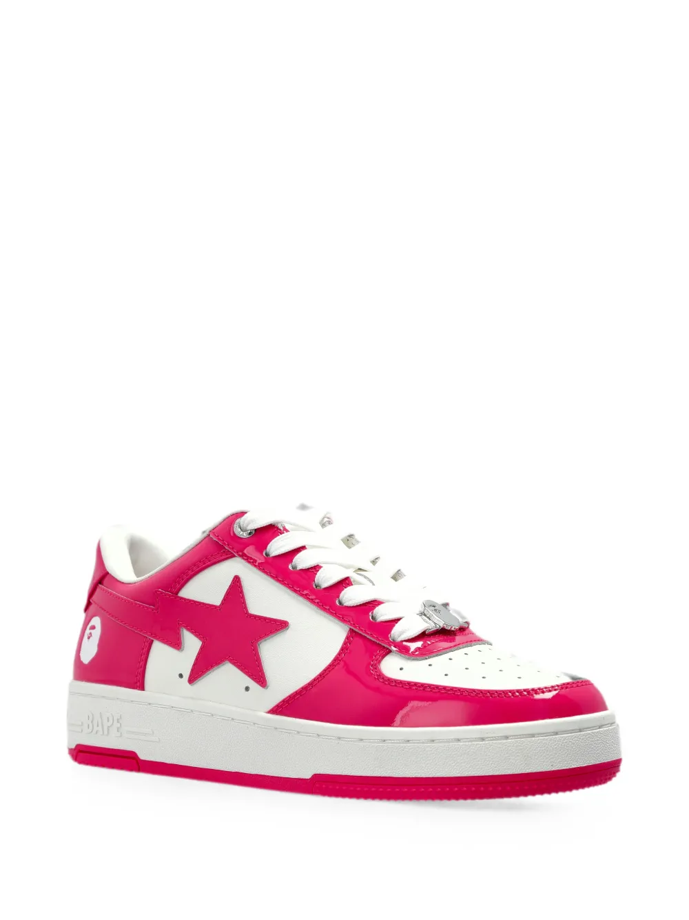 A BATHING APE Bape Sta lakleren sneakers Roze