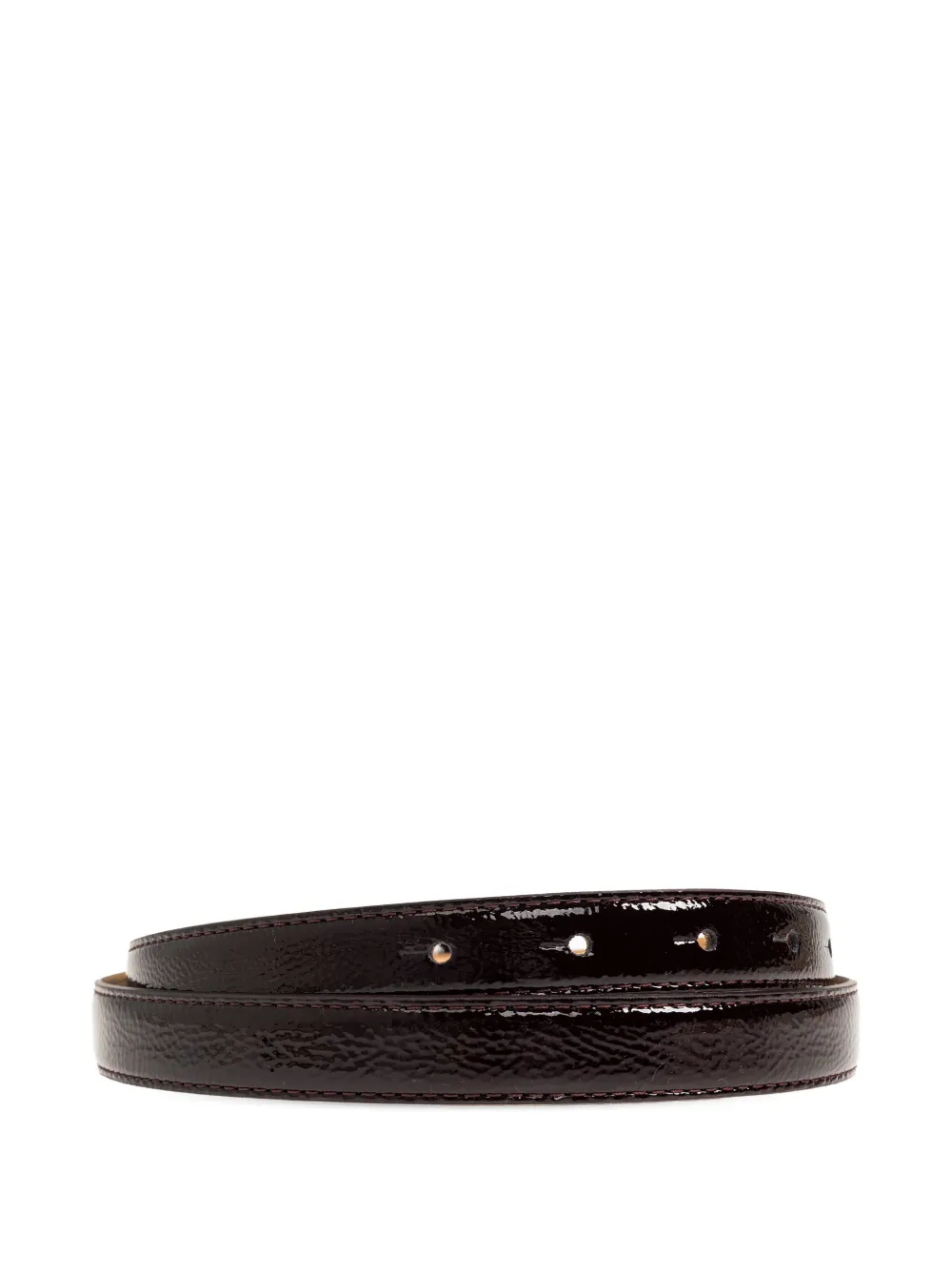 By Malene Birger Freya lakleren riem Bruin