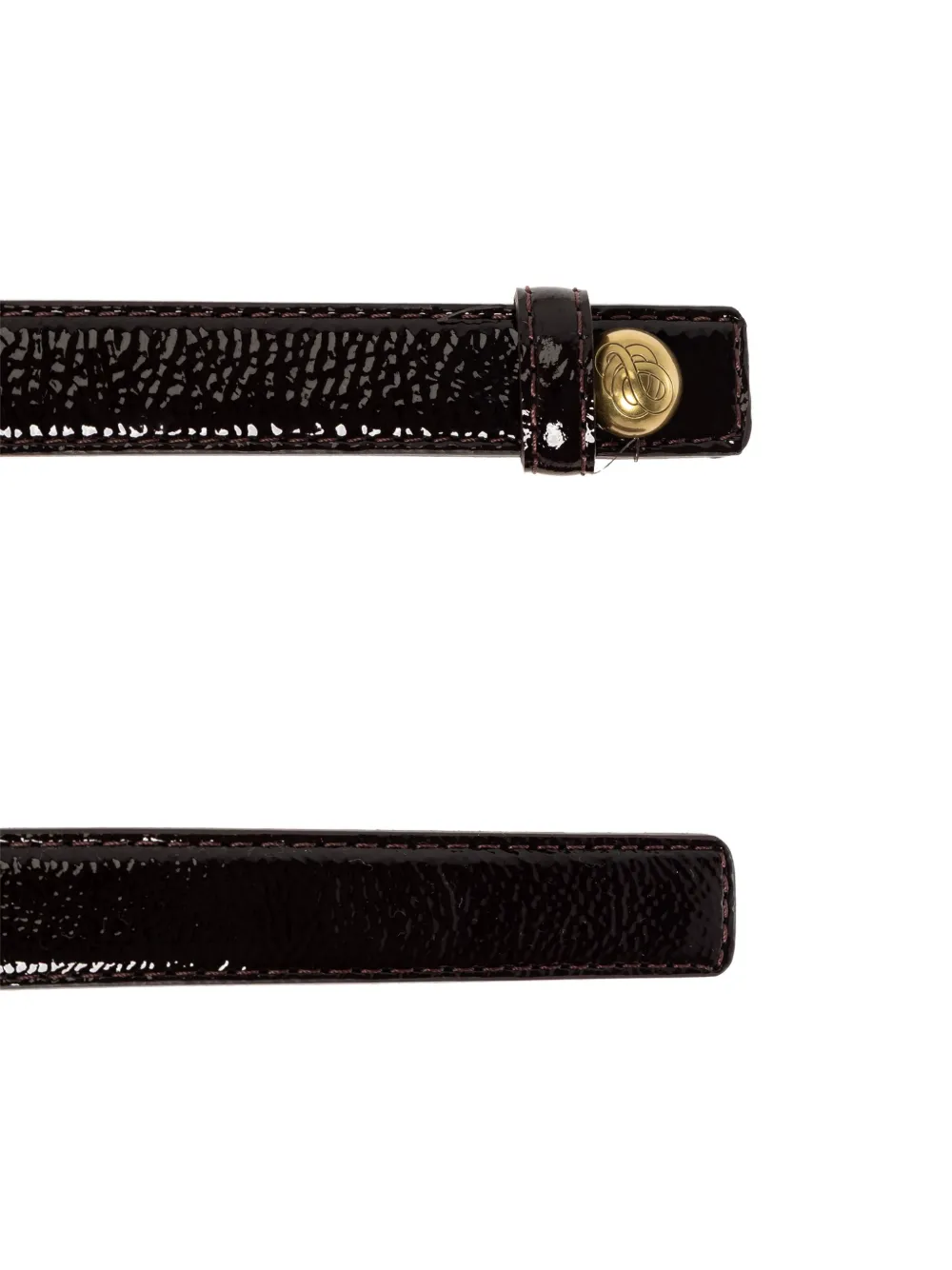 By Malene Birger Freya lakleren riem Bruin