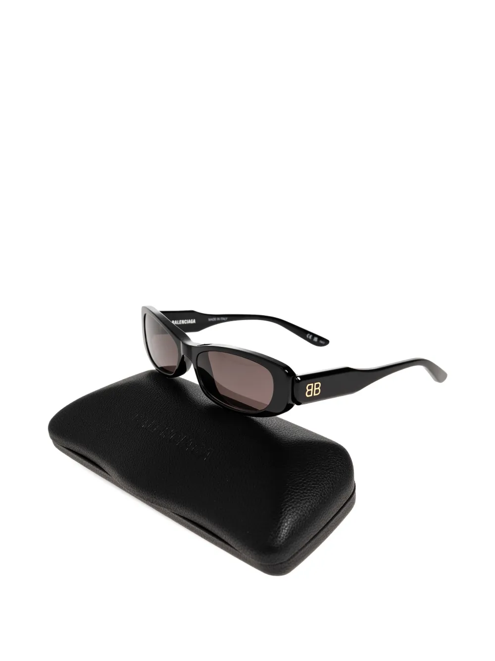 Balenciaga Eyewear Nova zonnebril met rechthoekig montuur Zwart