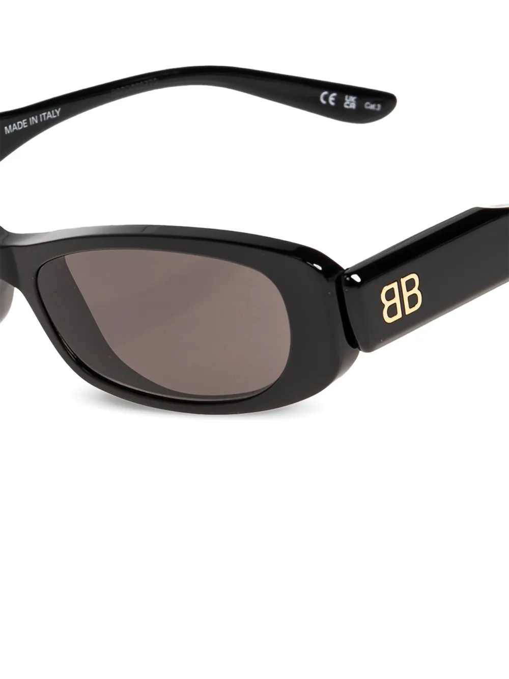 Balenciaga Eyewear Nova zonnebril met rechthoekig montuur Zwart