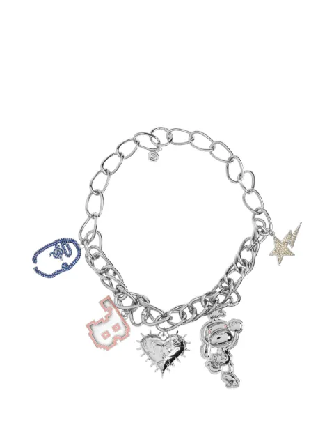A BATHING APE® charm-embellished chunky-link necklace