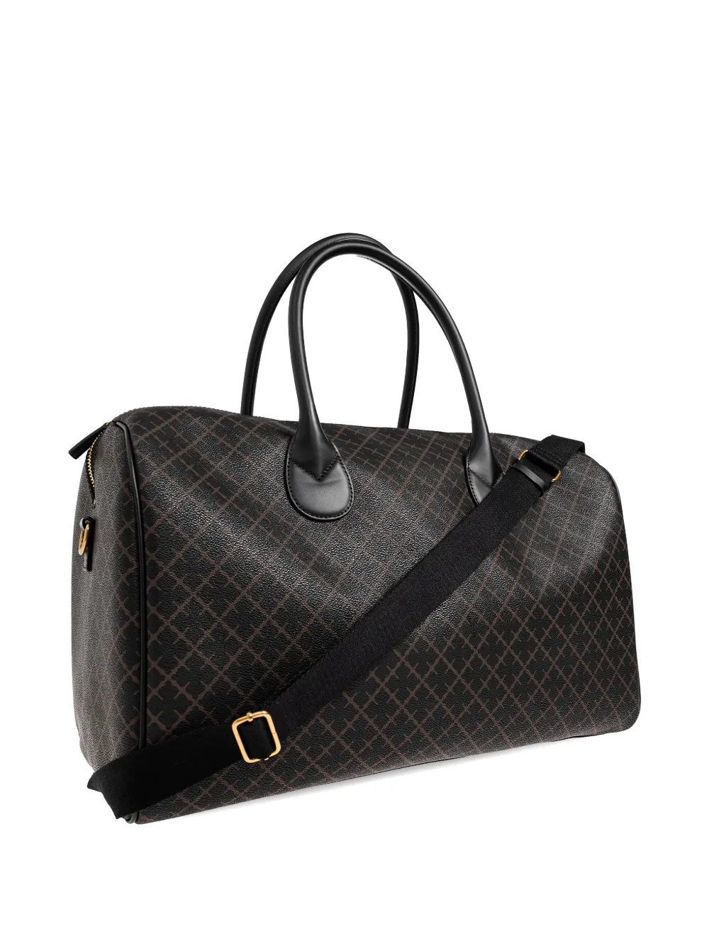 By Malene Birger Shopper met monogramprint Bruin