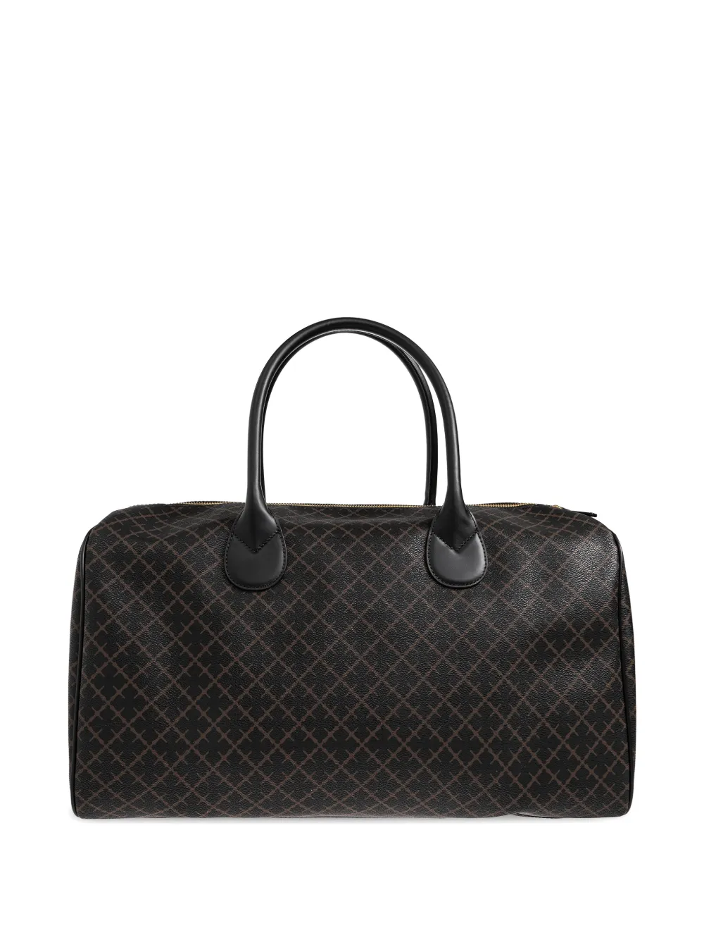 By Malene Birger Shopper met monogramprint Bruin
