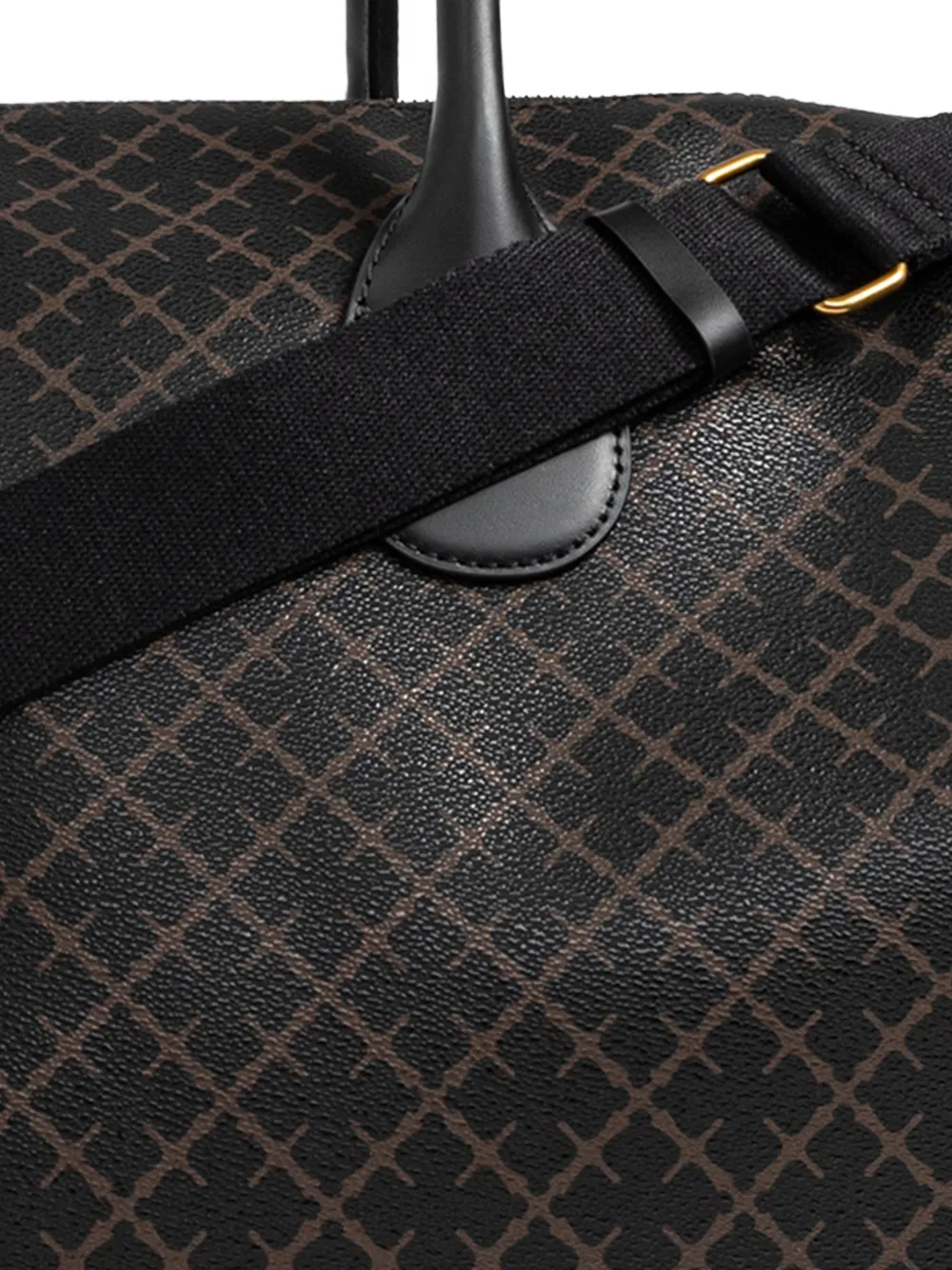 By Malene Birger Shopper met monogramprint Bruin