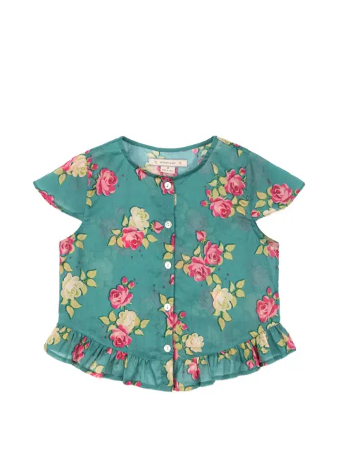 Konges Sløjd Viola floral-print ruffled top
