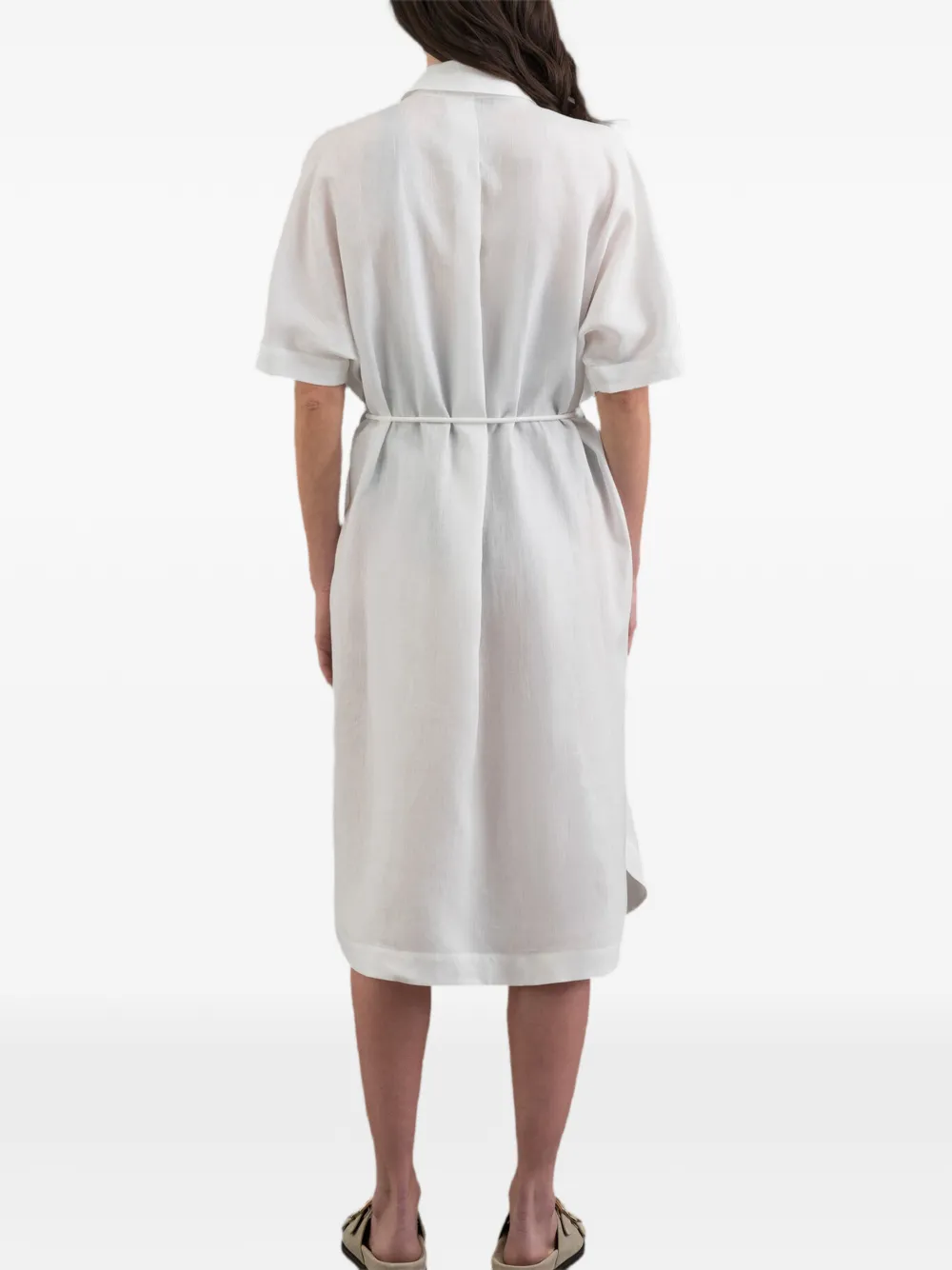  Moorer Vestido Midi Linai-glx - Blanco 