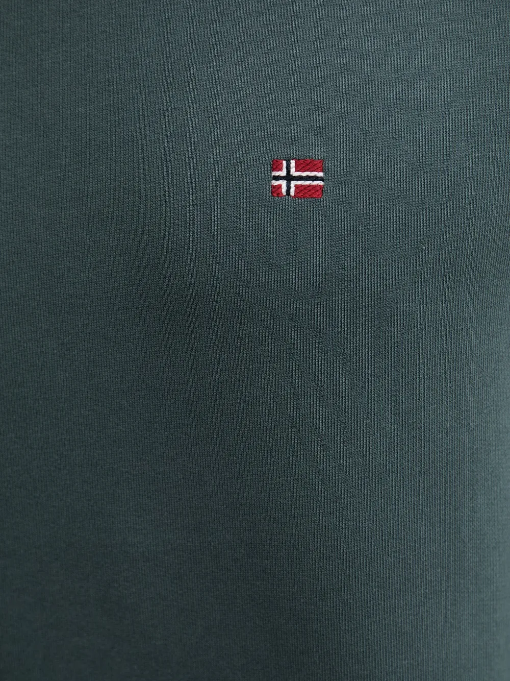 Napapijri Balis sweater met logo-patch Groen