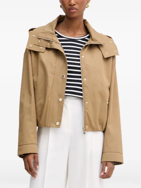 Morgan hooded press-stud jacket