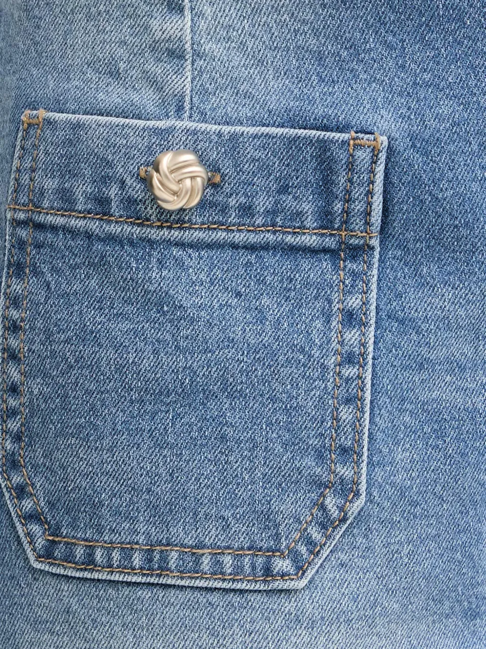 Morgan Jeans met wijde pijpen Blauw