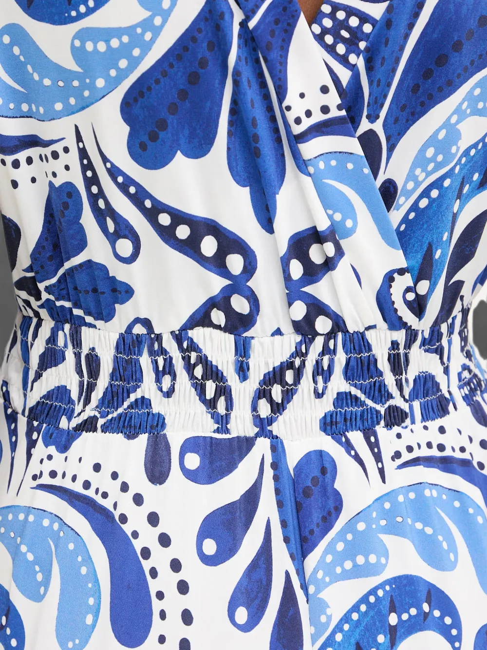 Morgan Jurk met paisley-print Wit