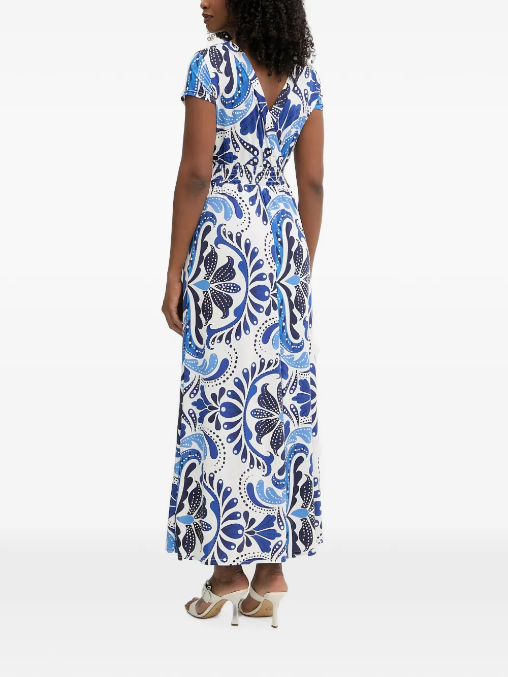 Morgan Jurk met paisley-print Wit