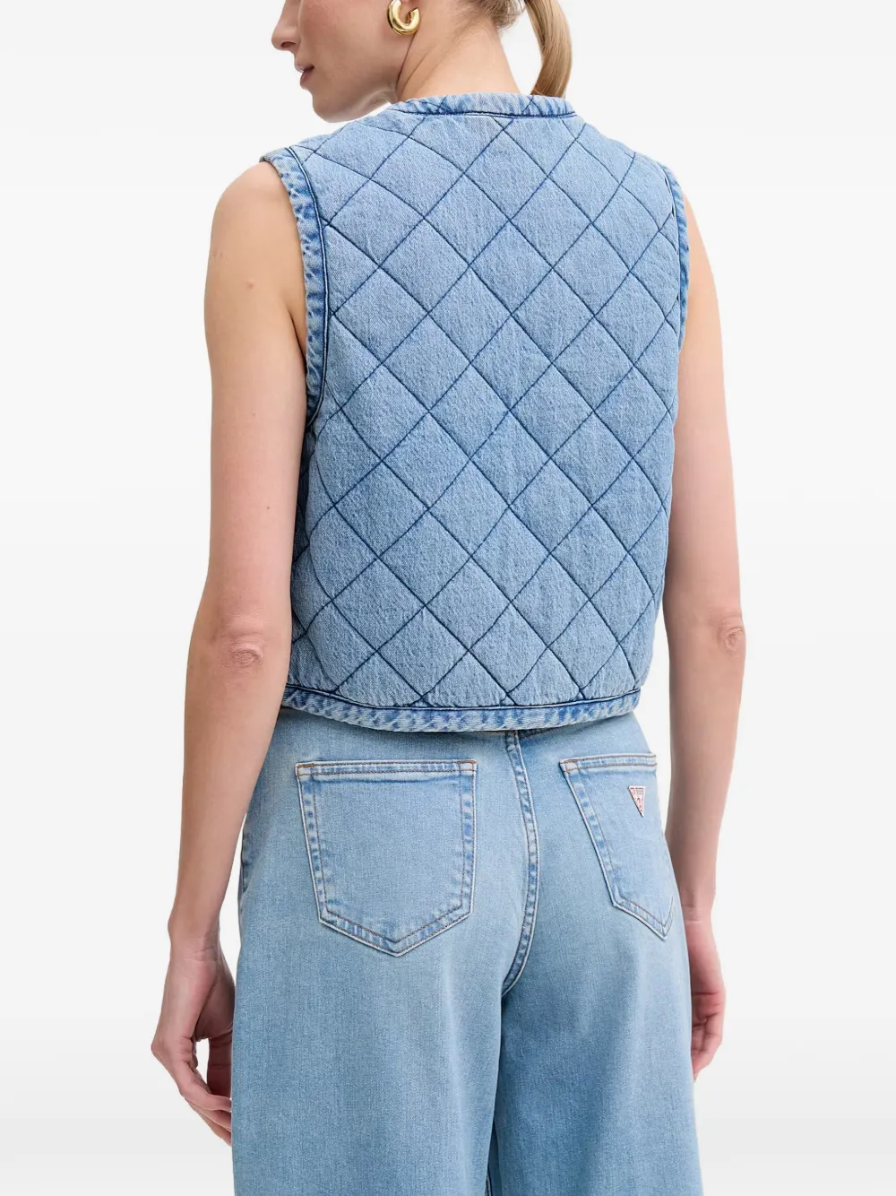 Morgan Gewatteerde bodywarmer Blauw